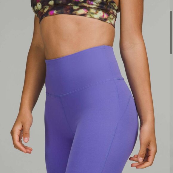 Lululemon Groove Super High-Rise Flared Pant Nulu Purple Size 14 - Picture 6 of 13